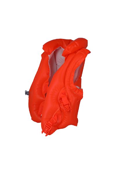 Intex Adjustable Strap Deluxe Swim Vest Orange and White