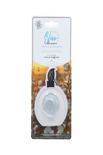 Bliss Air Scents Fresh Cotton Scented Oil Diffuser