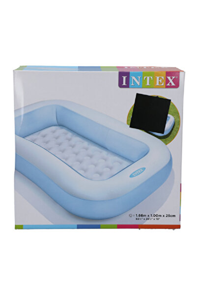 Intex Regular Kiddie Pool Blue and White 90 Liter