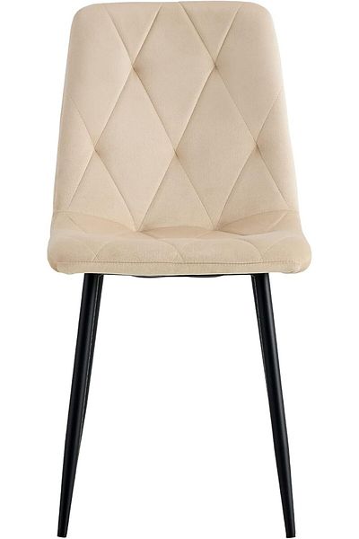 rexa Design Dining Chair – Stackable Pp Seat With Beech Wood Legs For Home & Office 88 X 44 X 42cm