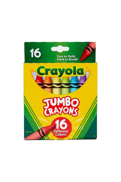 Crayola 16-Piece Bright Jumbo Crayon Set Multicolor