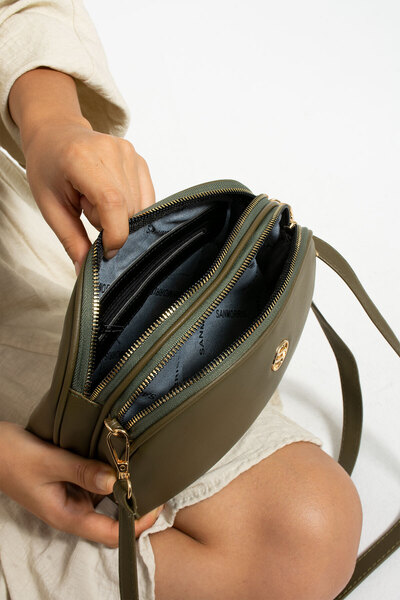 Sanmorris Two-Eye Women's Shoulder Crossbody Bag