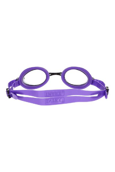 Intex Racing Adjustable Swimming Pool Sport Goggle Purple