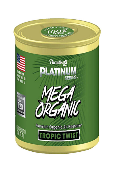 Paradise Platinum Series Long Lasting Mega Organic Tropic Twist Air Freshener Can