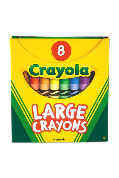 Crayola 8-Piece Tuck Box Large Crayon Set Multicolor