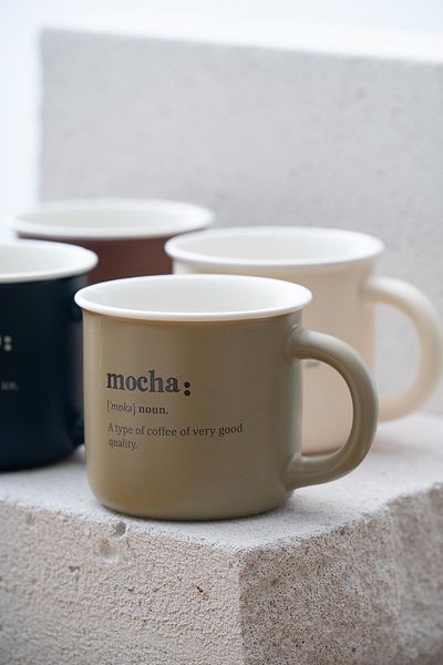 ACAR Blush Gray Porcelain Mug