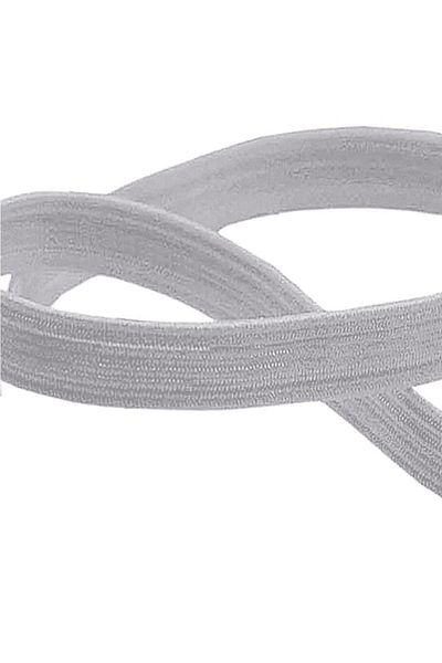hapshoe Gray 12 mm 5 Mt Durable Hard Flat Elastic Strip Rubber