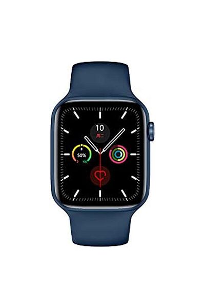 WIWU Sports Smartwatch, Blue, SW01GN Full Touchscreen Fitness Tracker with Heart Rate Monitor