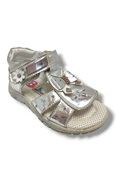 ŞİRİNGENÇ Beebron 1698-20 Κοριτσίστικα σανδάλια με λουλούδια και Velcro 21-25