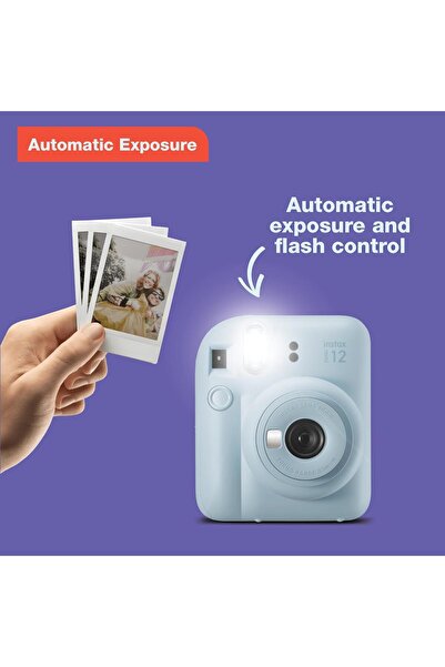 Fujifilm Instax Mini 12 Instant Camera - Pastel Blue