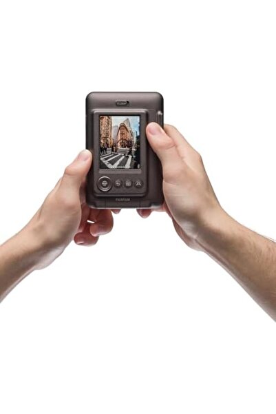 Fujifilm Instax Mini Liplay Hybrid Instant Camera (Deep Bronze)