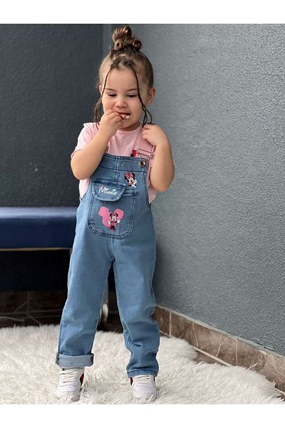 Yağmurun Butiği Girl's Jumpsuit and Tshirt Combination