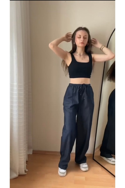 pass&pass Thin Jeans 2504 Summer Comfortable Fit with Elastic Waist