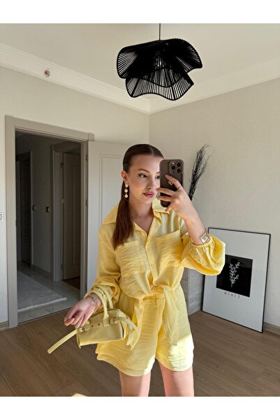 BAŞARAN Krinkil Yellow Set