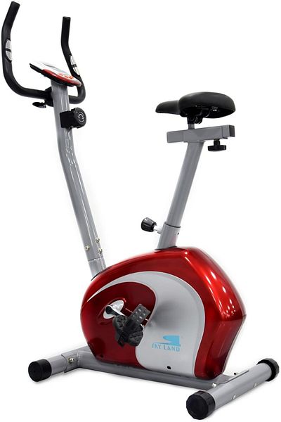Skyland SKY LAND Exercise Bike Indoor Magnetic Cycling Bike with Digital Monitor, Adjustable Resistance & Se