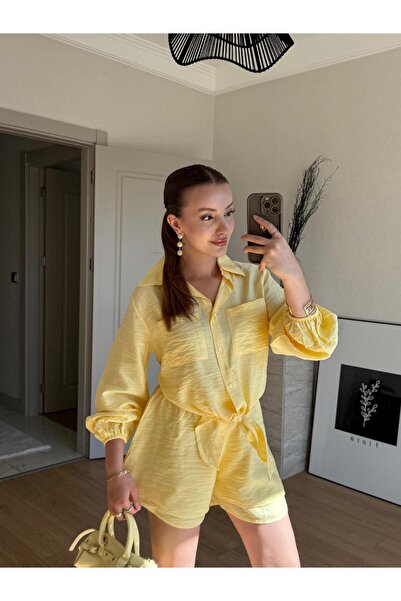 BAŞARAN Krinkil Yellow Set