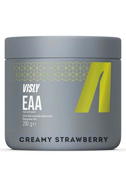 Visly 200 جرام من EAA، بنكهة الفراولة الكريمية