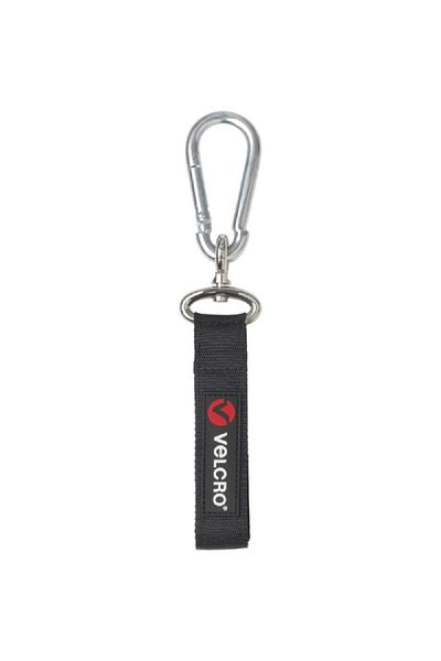 Velcro Easy Hang Heavy Duty Medium Storage Strap Silver and Black 24 x 1inch