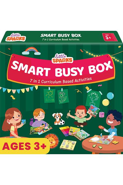 Smartivity Montessori Based Busy Box for 3,4,5 Years Old Boys and Girls I 7in1 Preschool Learning