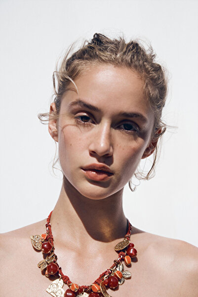 Yokho نموذج العلامة التجارية ZRA 🔆 قلادة سولارا ساحرة 🔆