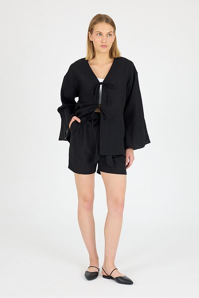 CEE Ceemoda Linen Kimono Shorts Suit Xs-Xxl