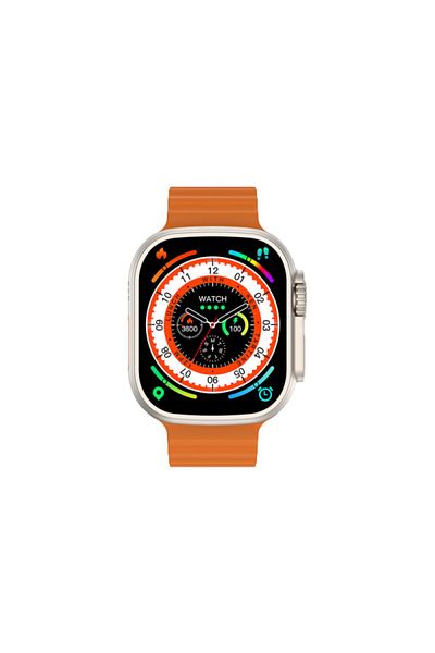 WIWU SW01 Ultra Sports Smartwatch, Gold ull Touch Display with Fitness & Health Tracking for Android