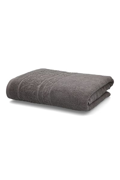 Cannon Soft Highly Absorbent and Quick Drying Jacquard Beach Towel Zinc 100 x 150cm