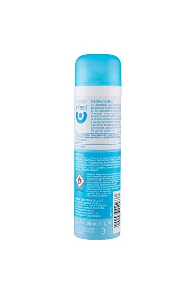İnfasil Spray Deodorant Infasil Prospetime Naturala 24h, 150 ml