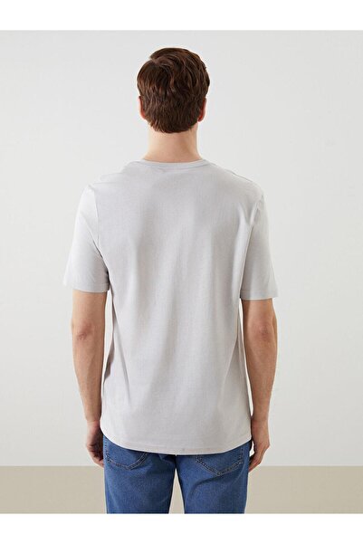 LC Waikiki Ανδρικό μπλουζάκι Lcwaikiki Classic με κοντό μανίκι από βαμβακερό βαμβάκι (S5)