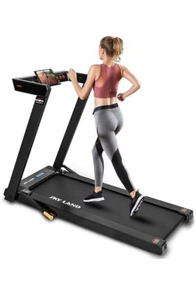 Skyland SKY LAND 3-in-1 Treadmill for Home | 2.5 HP Foldable Compact Running & Walking Pad, Under Desk Tread