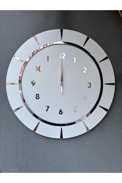 Nixar Desing Decorative Wooden Wall Clock Luxury Wall Decor Silent Mechanism ...