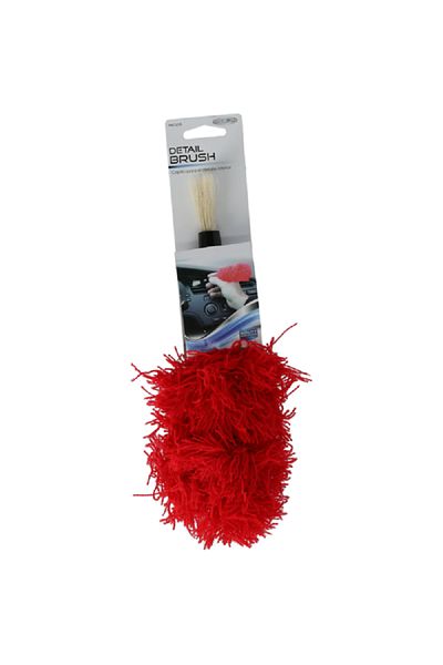 Custom Accessories Detail Brush Red and Black