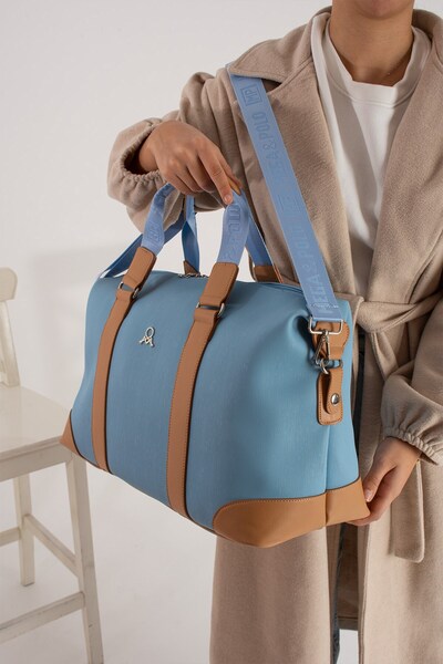 RKY SERENITY MEGA POLO Unısex Hostes Valiz Seyahat Tatil Spor Hastane El Ve Omuz Çantası Spor Çanta