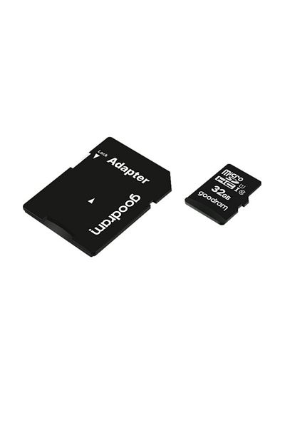 Goodram MicroSDHC card 32 Gb, Goodram, class 10 UHS-I with adapter