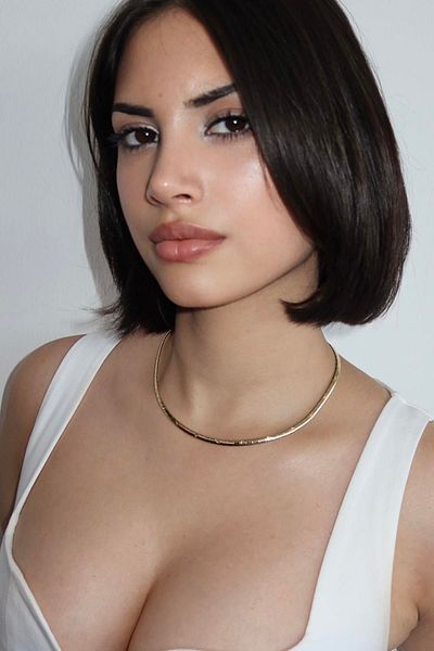 TAKIŞTIR قلادة Xuping Choker من الفولاذ باللون الذهبي