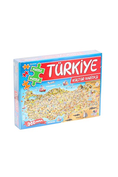 Ks Games 7213 Türkiye Culture Map Puzzle -Totteriq