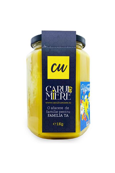 CARUL CU MIERE Bee honey, Poliflora, raw, Carul cu Miere, 1kg