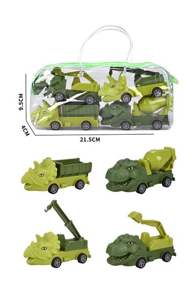 Other Children's Dinosaur Toy Car Set of Four