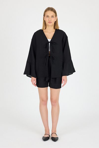 CEE Ceemoda Linen Kimono Shorts Suit Xs-Xxl