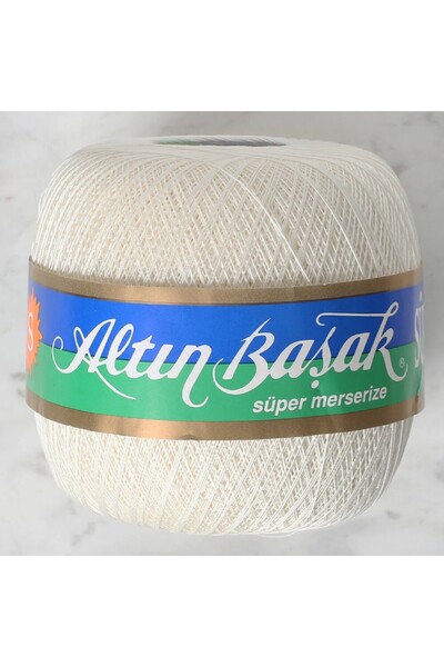 Altınbaşak süper dantel ipliği 70 no KREM 100 gr.