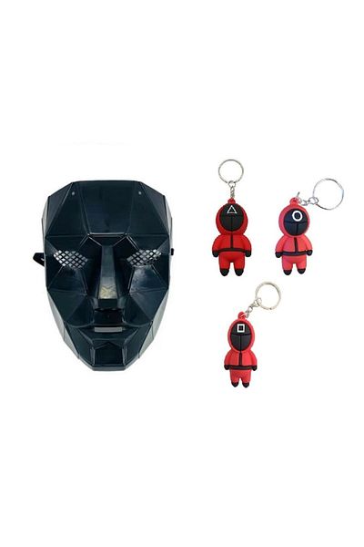 OEM Liderul Mascăi de Joc Squid, Omul Principal plus 3 Figurine Breloc