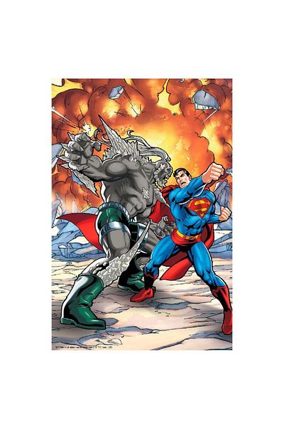 Prime 3D Puzzle – Prime 3D, DC Comics Superman vs Doomsday, Multicolor, 300 Pieces