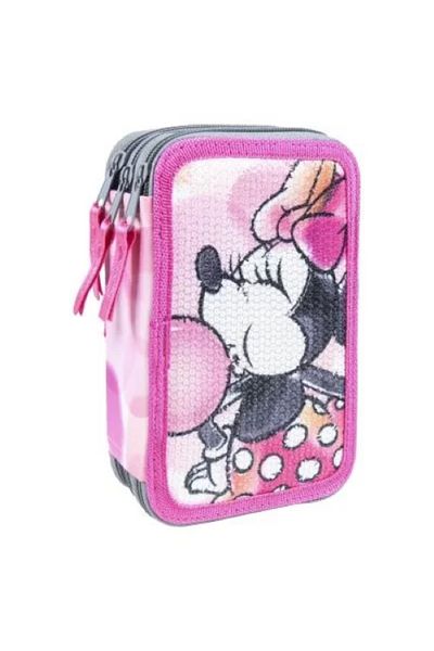 Disney Equipped Pencil Case – Minnie Mouse Premium Sequins, Pink