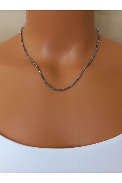 LemaStone Terahertz (Vibration Stone) Natural Stone Quantum Balance Necklace