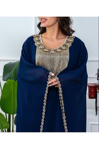 al bent al sharqieh chiffon crepe jalabia dress kaftan