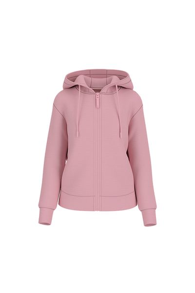 Guess Hanorac negru cu glugă pentru femei Allie