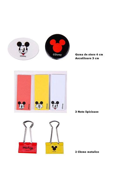 Disney Mickey Mouse Stationery Set – 12 Pieces
