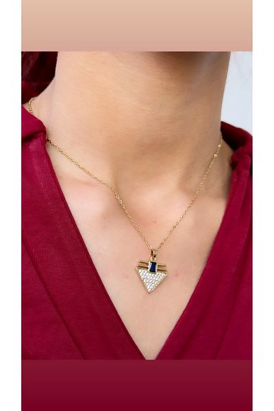 İNN JEWELLERY Steel Necklace Tarnish-Free Antiallergic Vintage Figured (2 Years Importer Guaranteed)