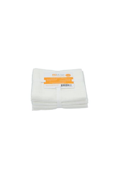 Mukitchen 3-Piece Flour Sack Set White 24 x 36inch