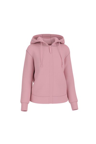 Guess Hanorac negru cu glugă pentru femei Allie